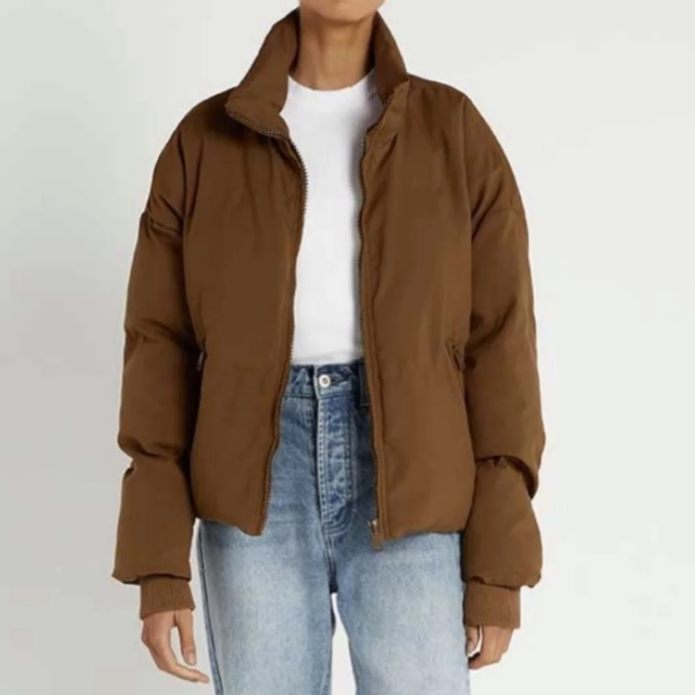 Dissh Cortez Puffer Jacket Puff Brown Neutral Size 16 US 12